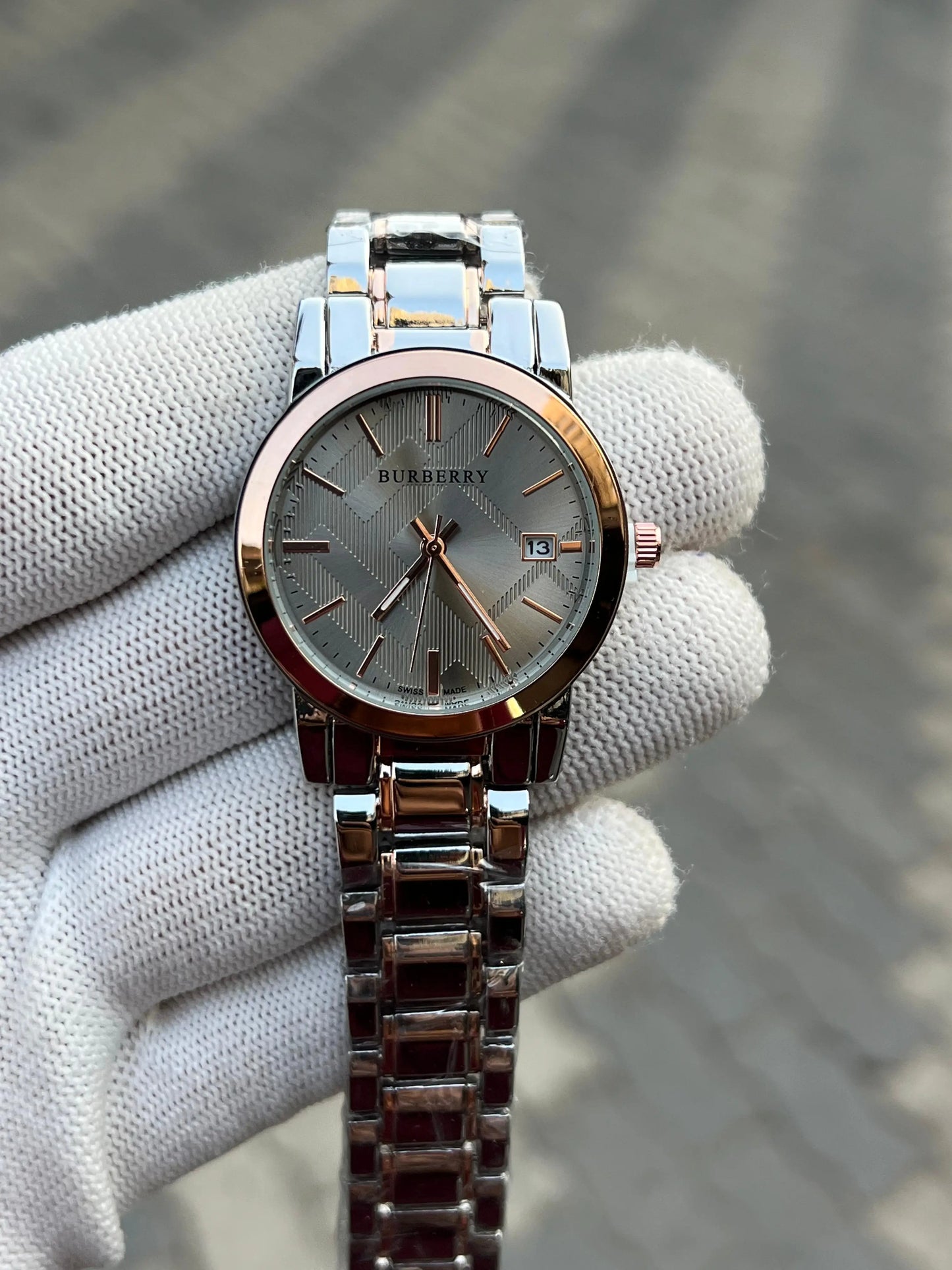 Burberry Two Tone Grey