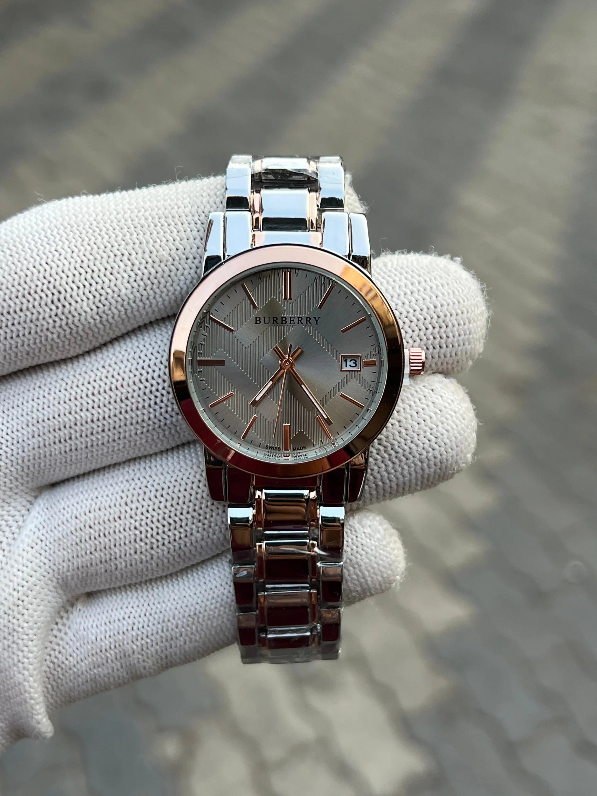Burberry Two Tone Grey