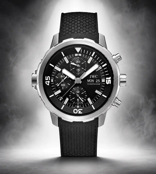 IWC AQUATIMER CHRONOGRAPH BLACK SILVER