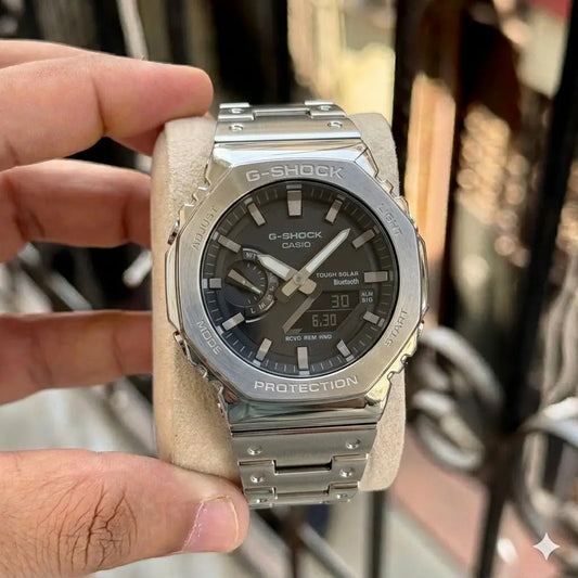 Gshock Metal SilverBlack