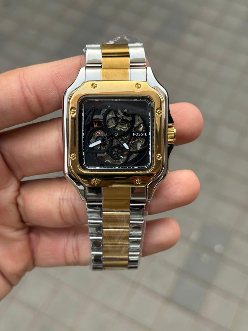 Fossi l Inscription Skeleton Automatic