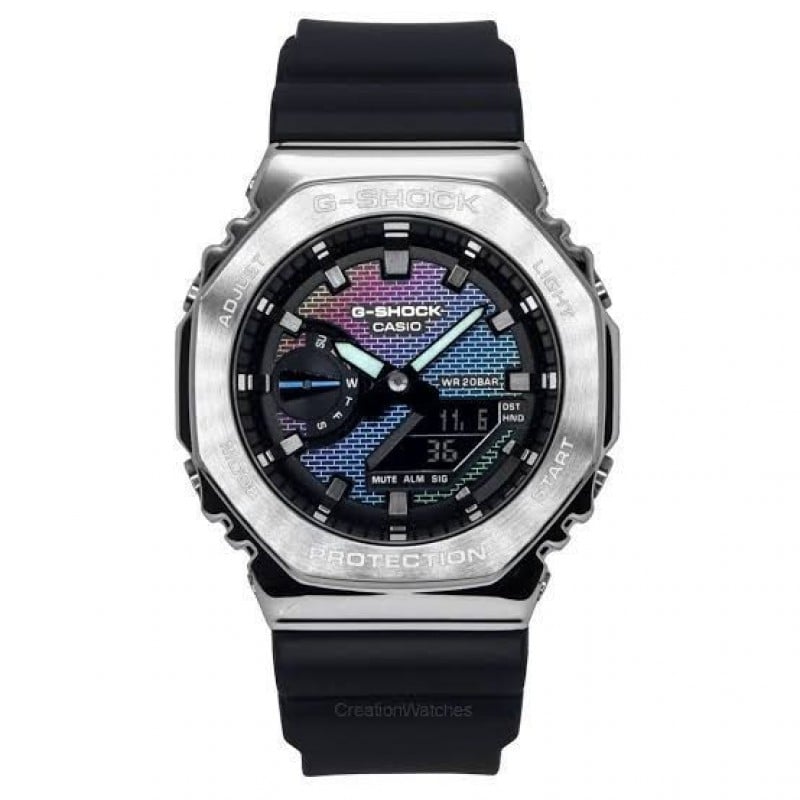 Casio G shock GM 2100 RW 1A Rainbow Dial
