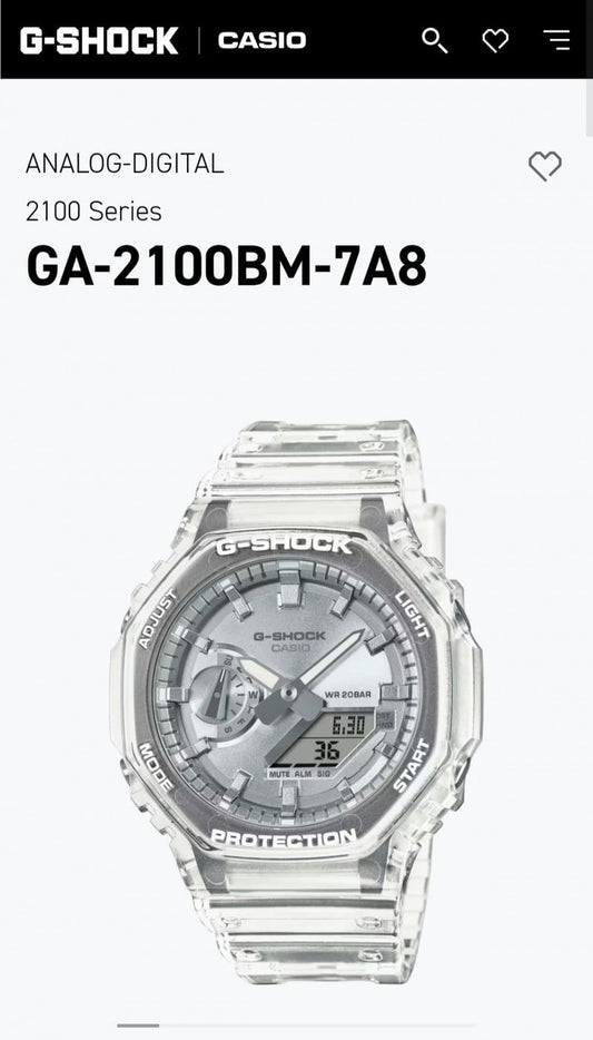 Casio G shock GM 2100