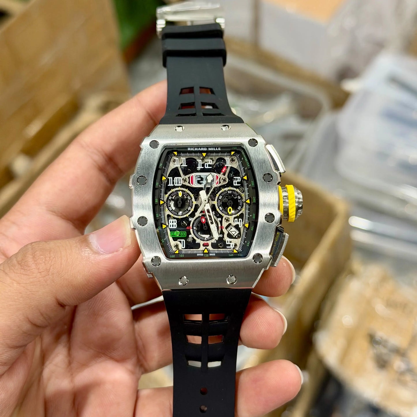 Richard Mille RM11-03 Flyback Premium Japan Quartz Movement