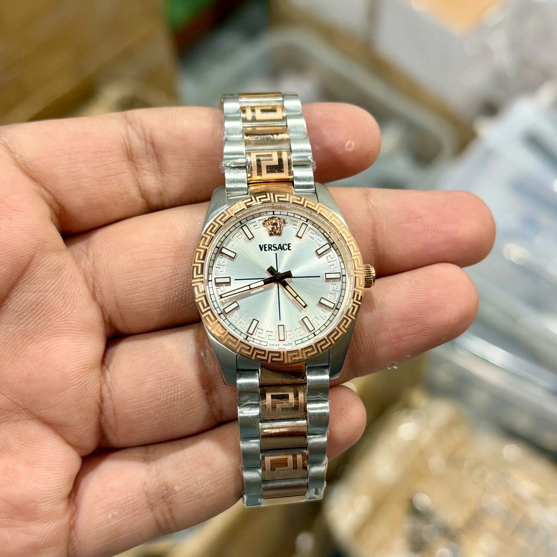 Versace Milleniyium Round Dail For Women