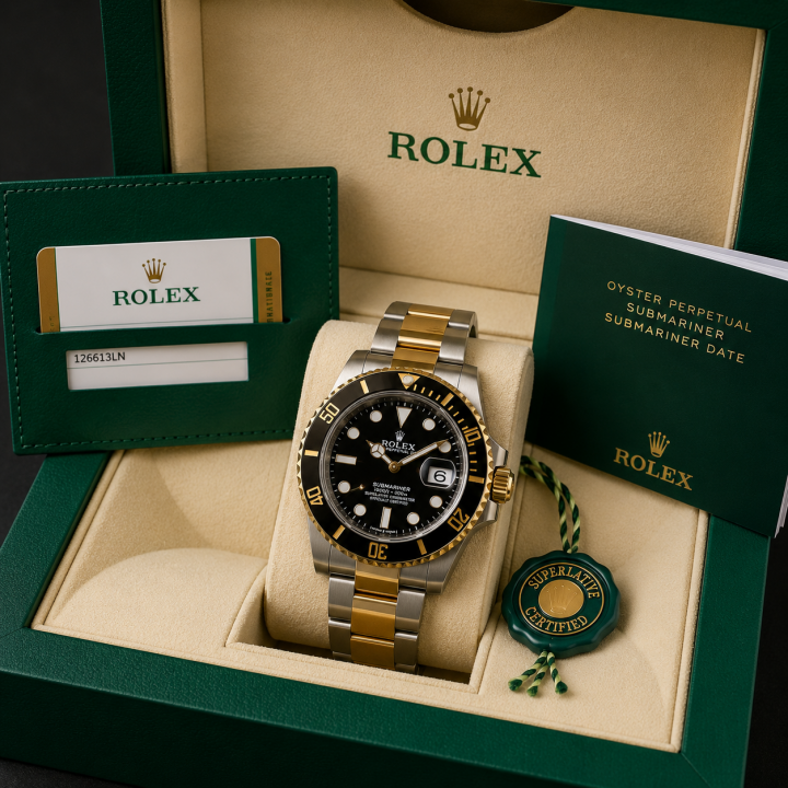 Role_x Submariner Two Tone Black High Quality