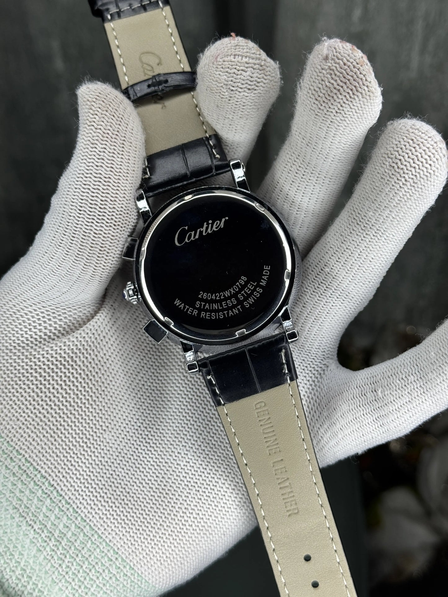 Rotonde De Cartie r Black Premium Chronograph Watch