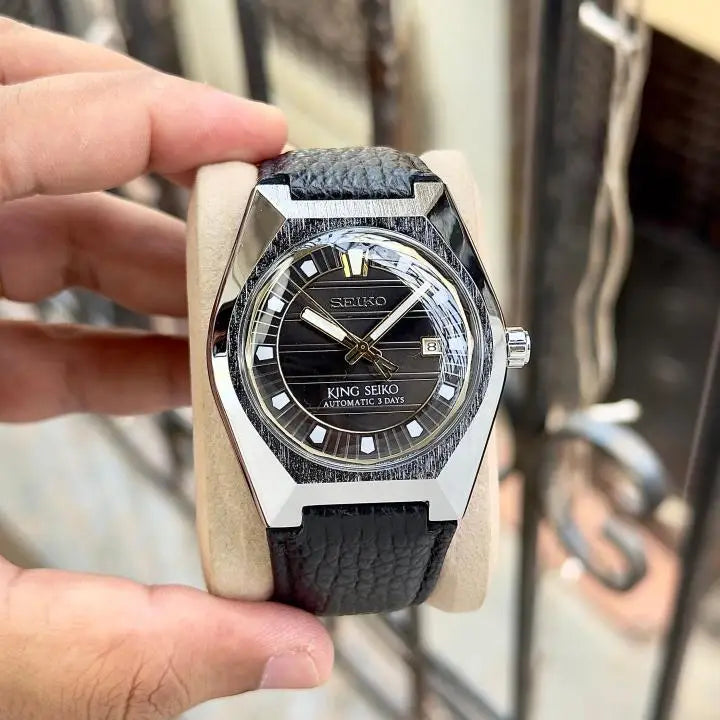 Seiko King Silver Black