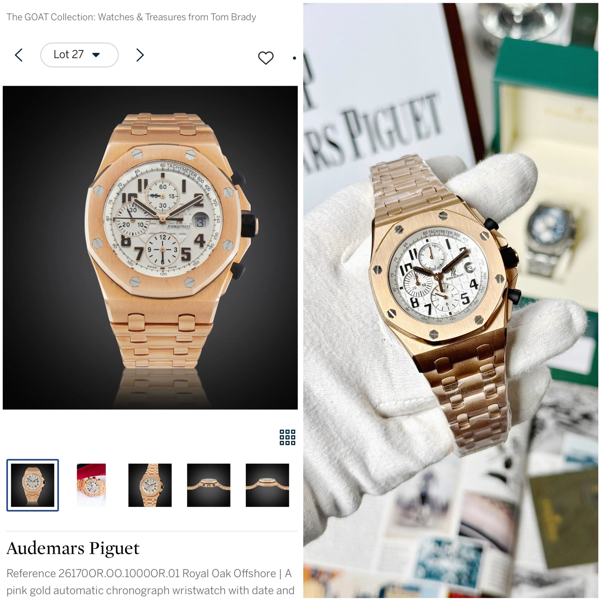Audemars Piguet Royal Oak Offshore Navy Copper White