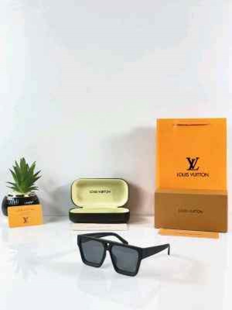 lv sunglass 1502 mate black