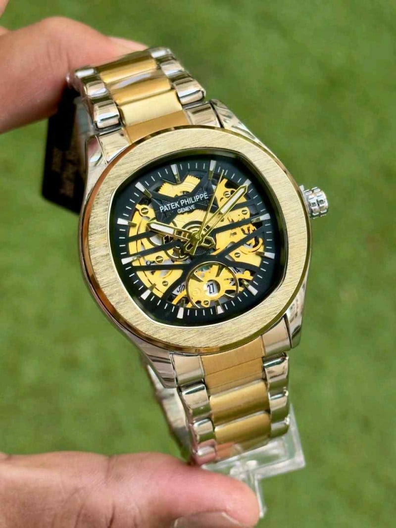 Patek phillipe Full two tone with black dial metal