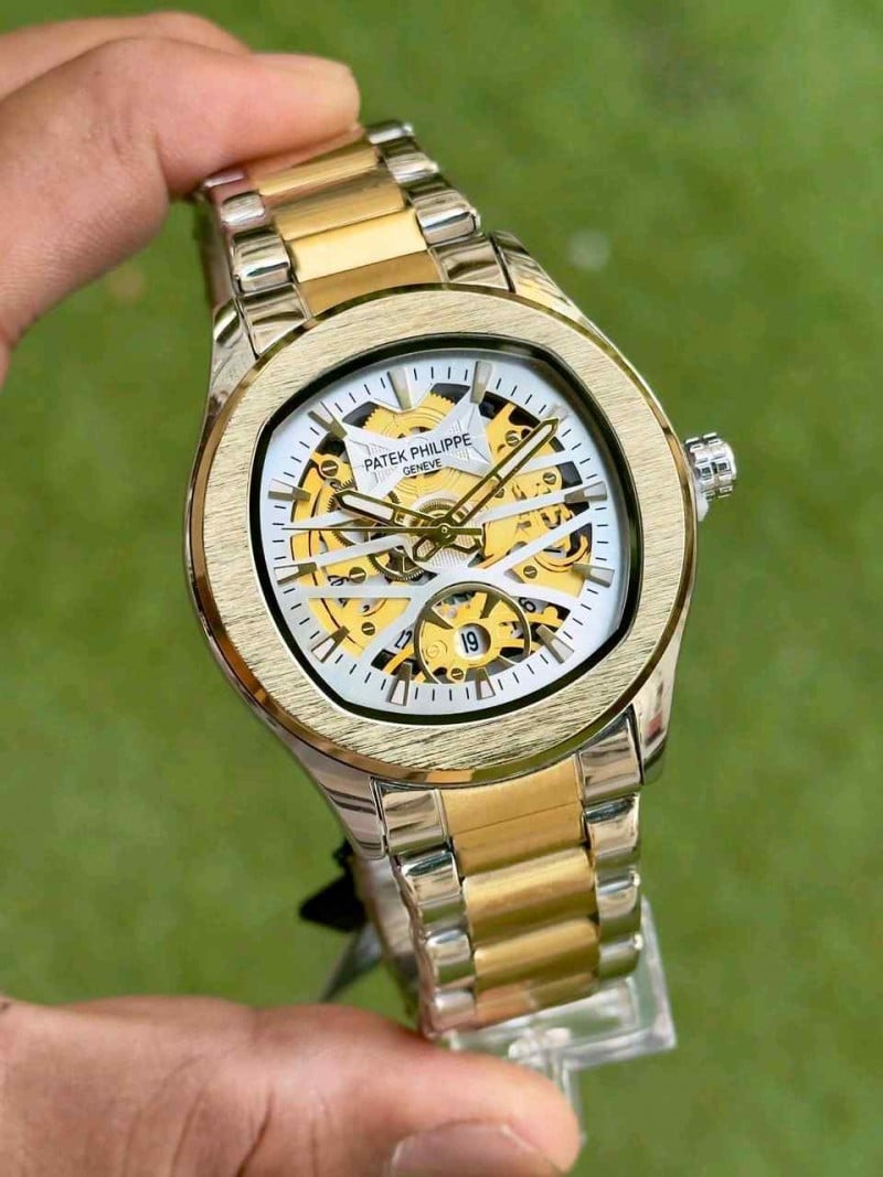 Patek phillipe Full two tone with white dial metal