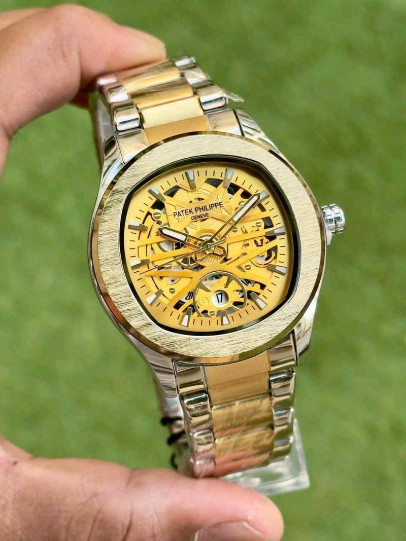 Patek phillipe Full two tone with gold dial metal