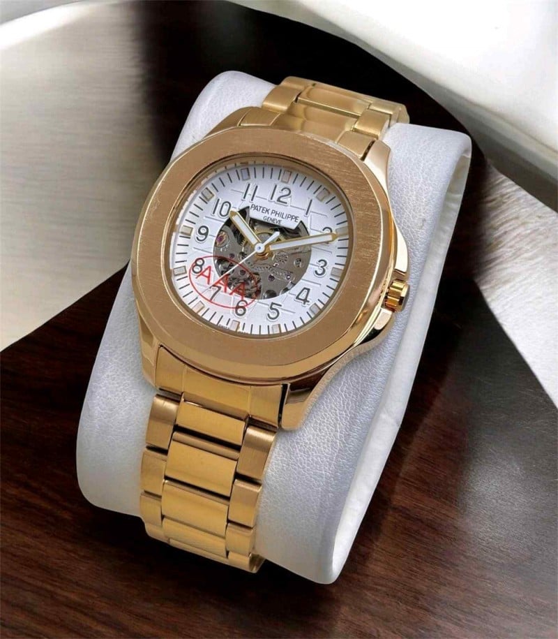Patek phillipe automatic gold white metal