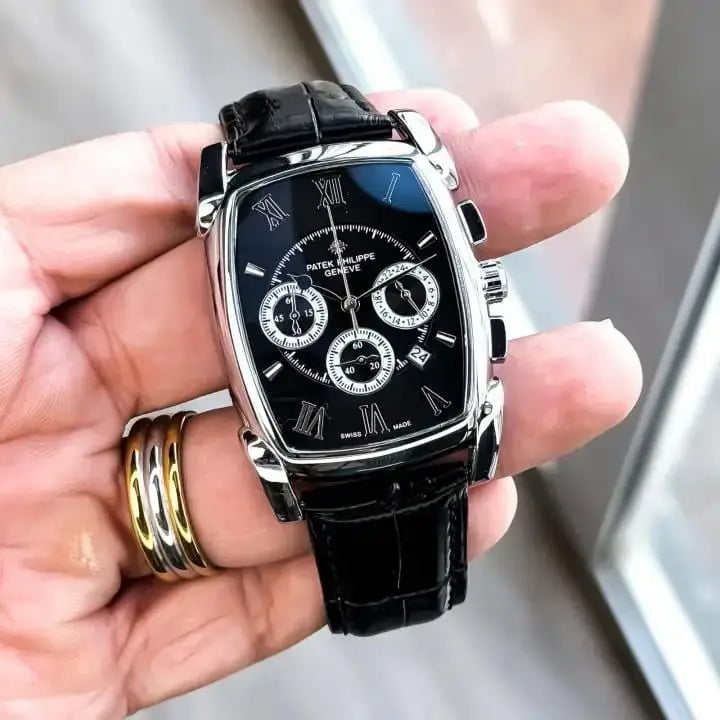 Patek Phillip Silver Black