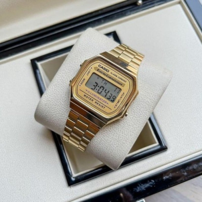 casio vintage gold