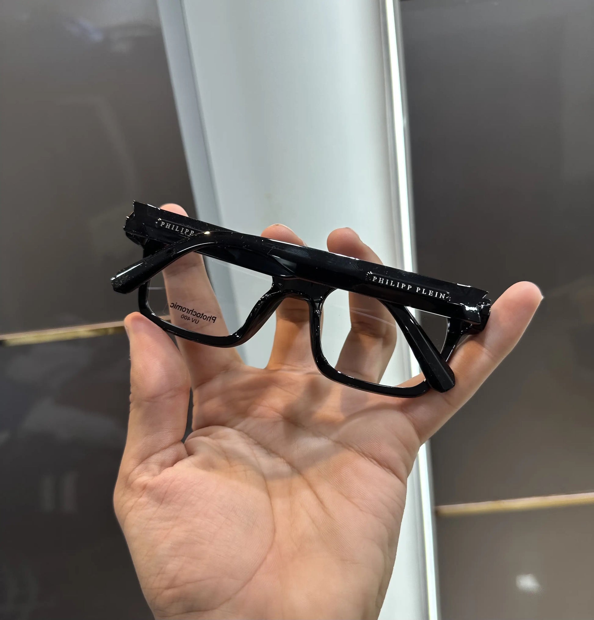 Philipp Plein Black Premium Glasses 145