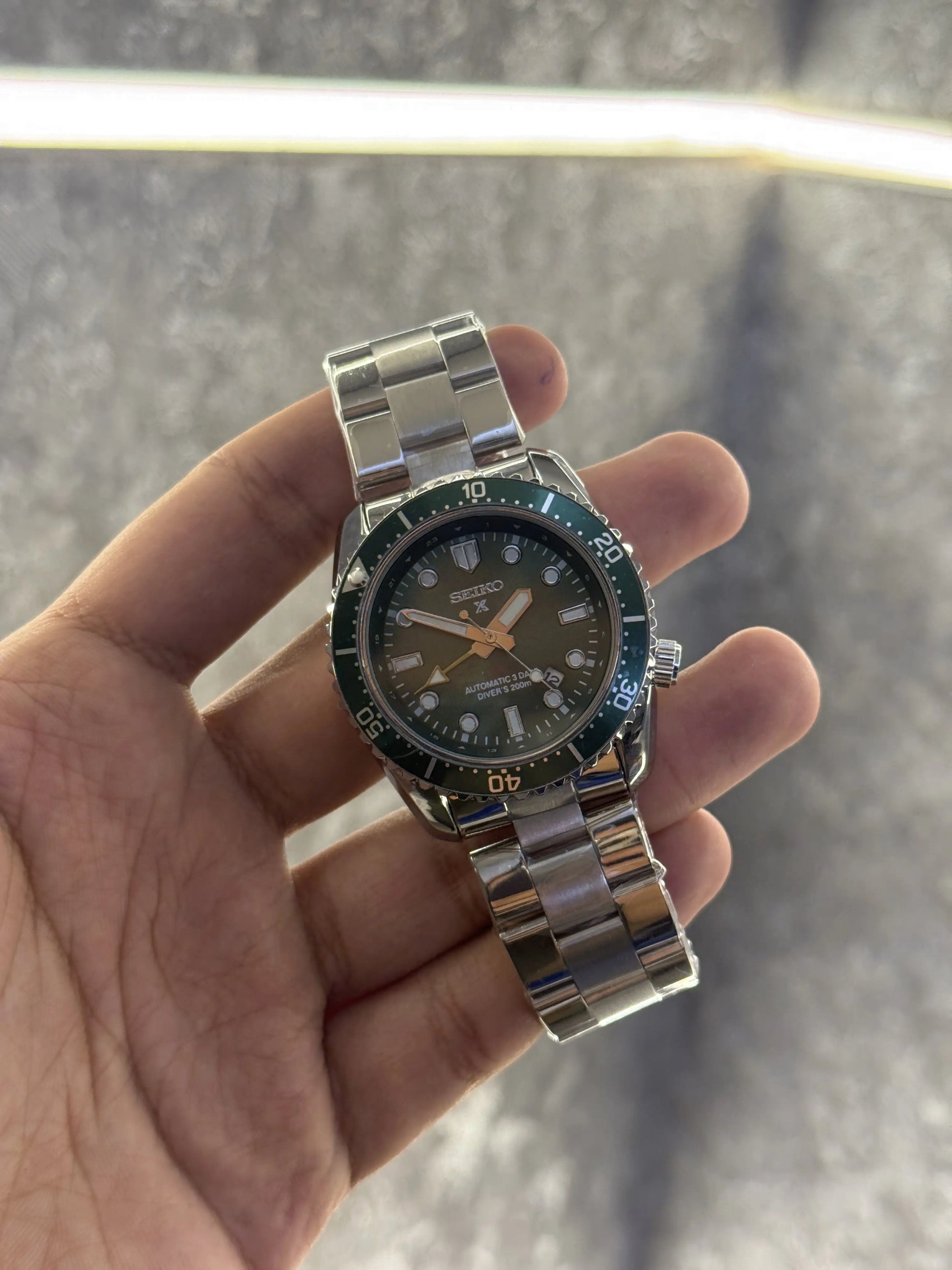 Seiko Prospex GMT Divers Dark Green
