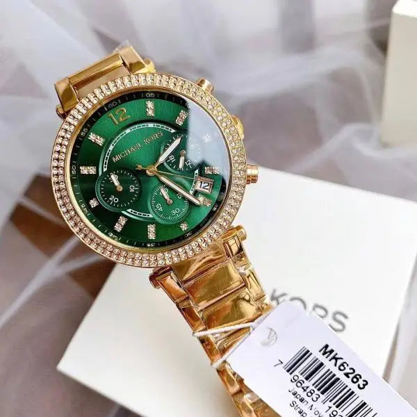 Michael Kor_s Parker Gold Green 