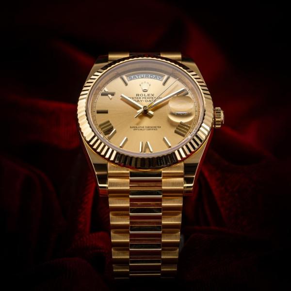 Rolex Day date Gold Roman Quartz