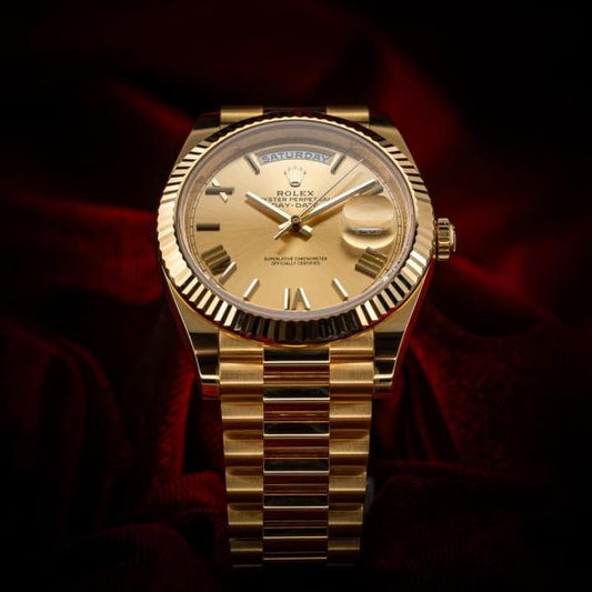 Rolex Day date Gold Roman Quartz