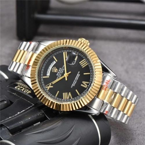 Rolex Day date dual tone black roman Quartz